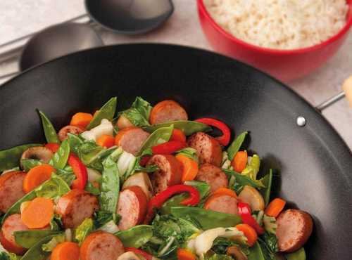 Sizzling Sausage Stir Fry Recipe