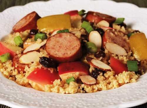 Chicken Sausage with Couscous Recipe
